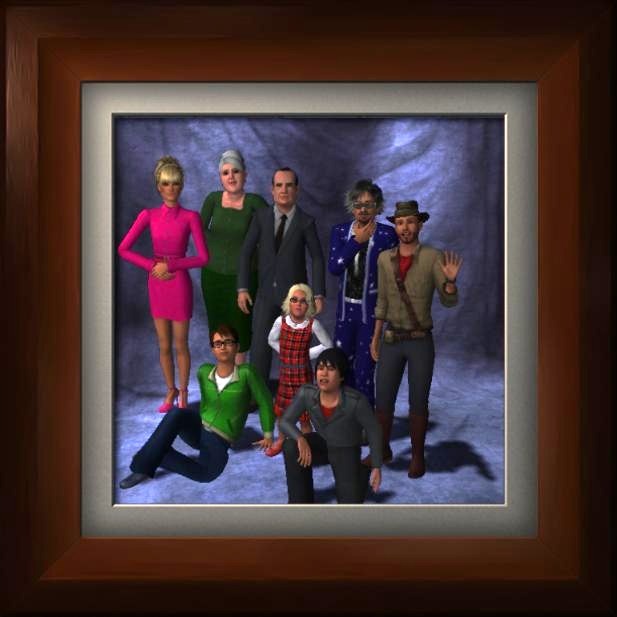 Sims 3 household portrait