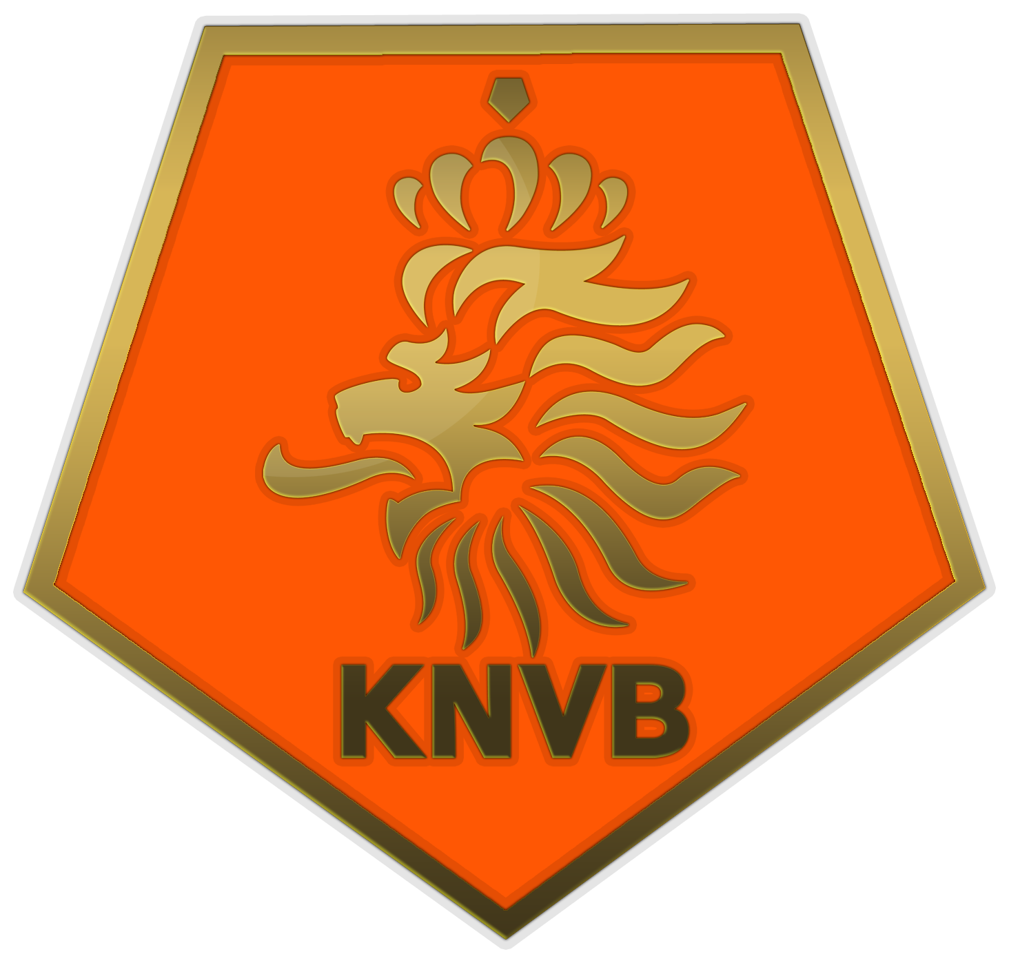 Koninklijke Nederlandse Voetbalbond KNVB, KNVB logo transparent