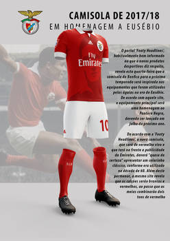 Equipamento Benfica 17-18