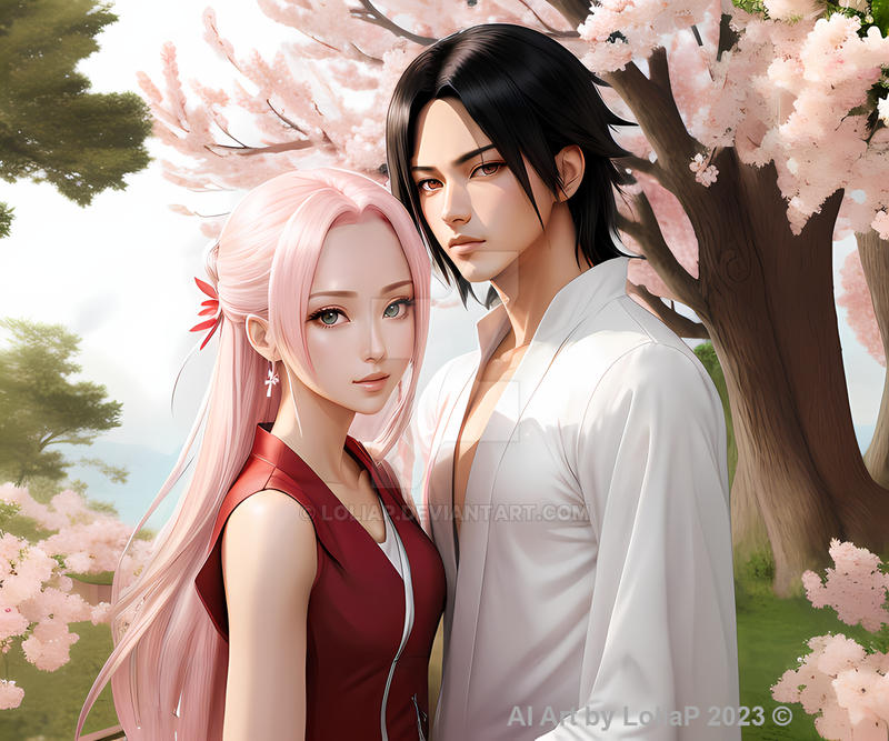 Wedding day - Sakura and Sasuke (Realistic) by desenhistaondevi on  DeviantArt