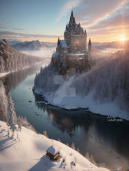 Snowy castle