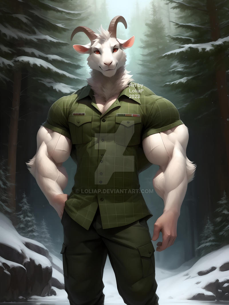 Male goat by LoliaP on DeviantArt