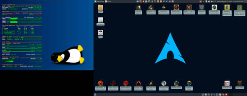 July 2020 Desktop - Arch Linux and Xfce by hamishpaulwilson