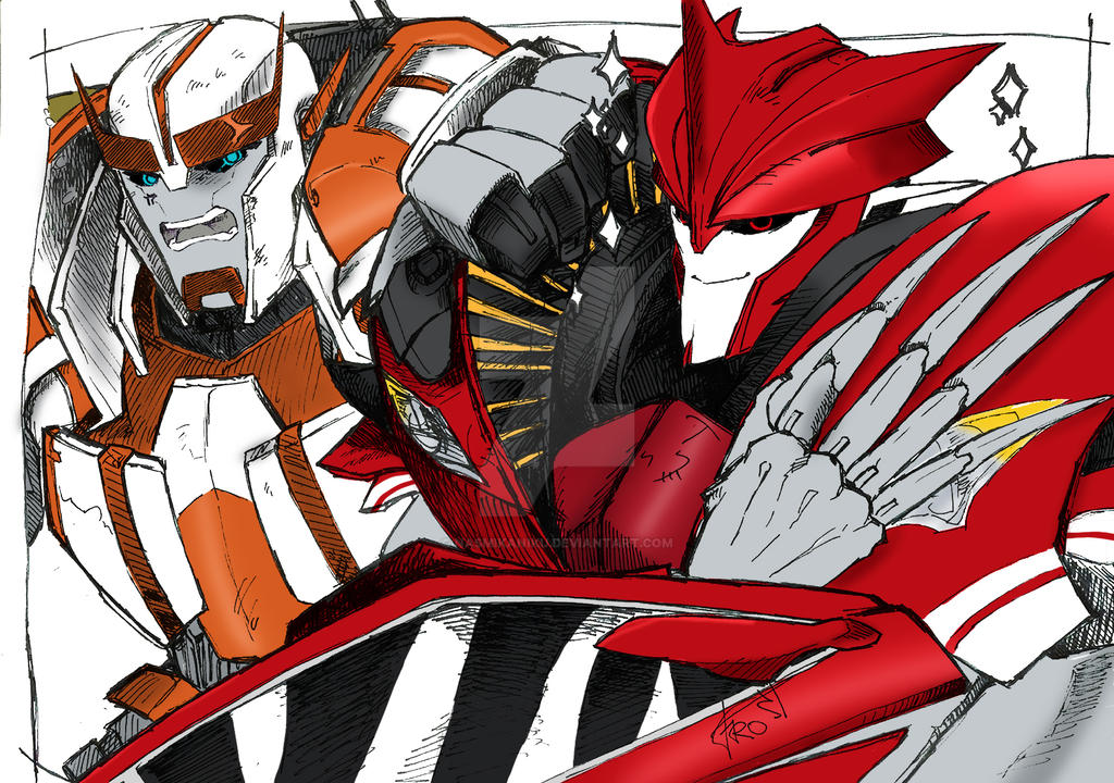 Doc's Ratchet and Knockout TFP by NasmikAniku on DeviantArt