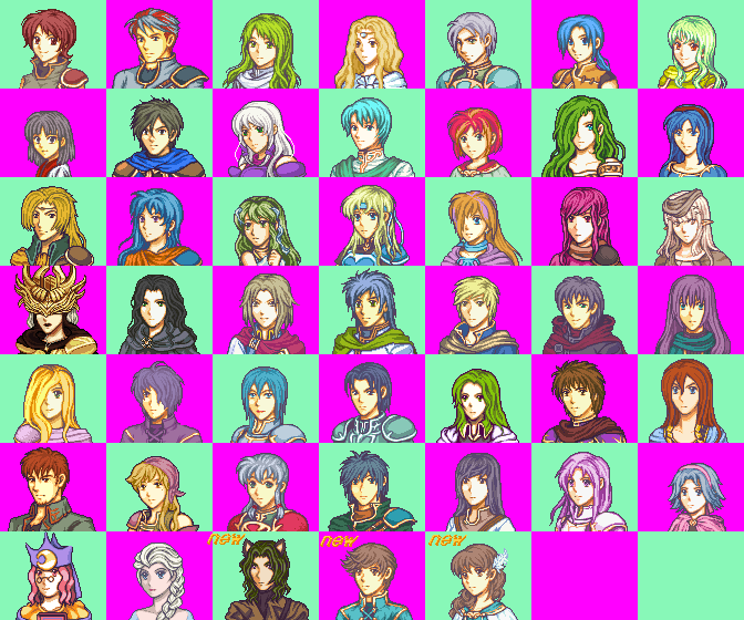 Fire Emblem Mugshot collection