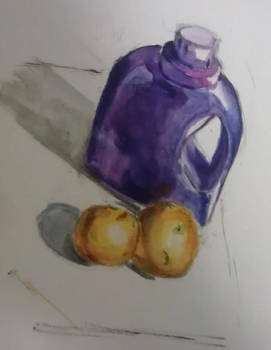 Watercolour still life