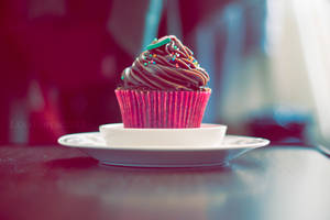 vintage cupcake