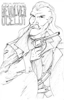 Revolver Ocelot (Revolver Ocelot) [inktober]