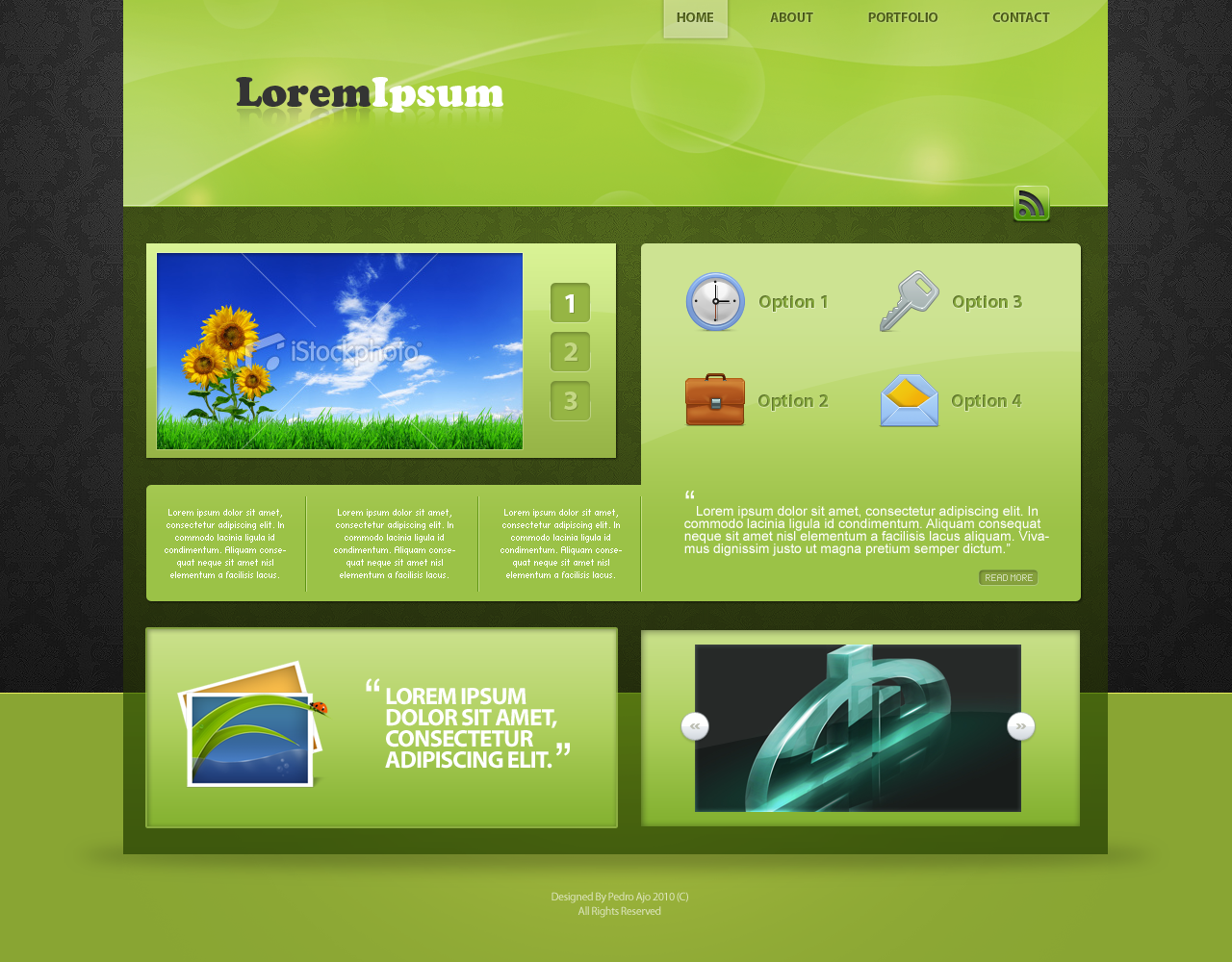 Just a Green Layout V2