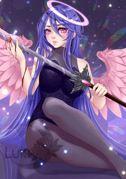 Purple angel