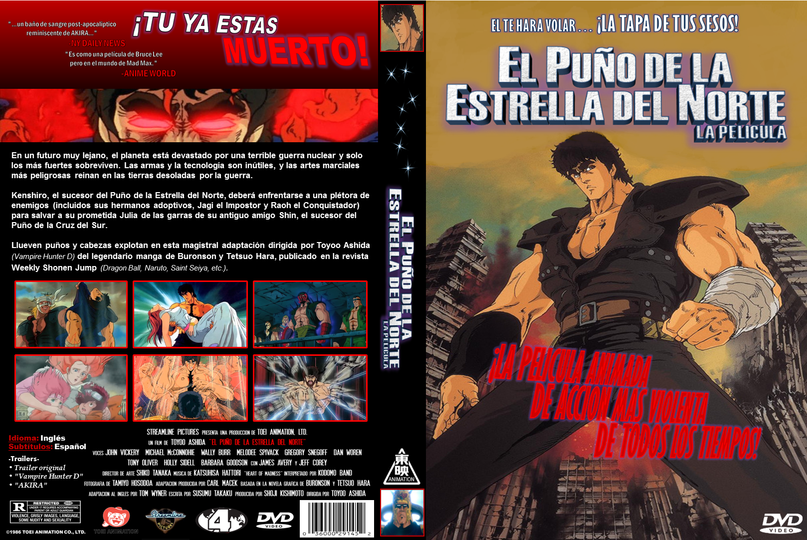 Fist of the North Star (DVD Spanish cover, ) by DarkOverlord1296 on DeviantArt Fist of the North Star (DVD Spanish cover, ) by DarkOverlord1296 on DeviantArt