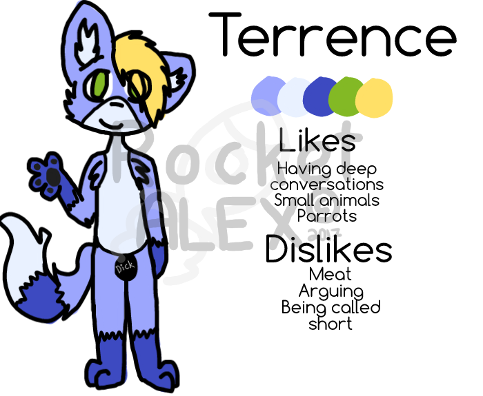 Terrence Reference Sheet by RocketAlex on DeviantArt