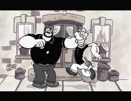 Popeye and Bluto