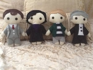 Full BBC Sherlock Plushie Set