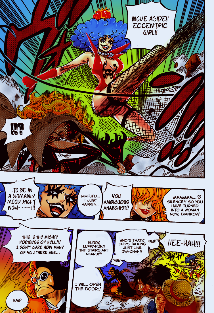 One Piece 543 Emporio Ivankov By Mowwiie On Deviantart One Piece 543 Emporio Ivankov By Mowwiie On Deviantart