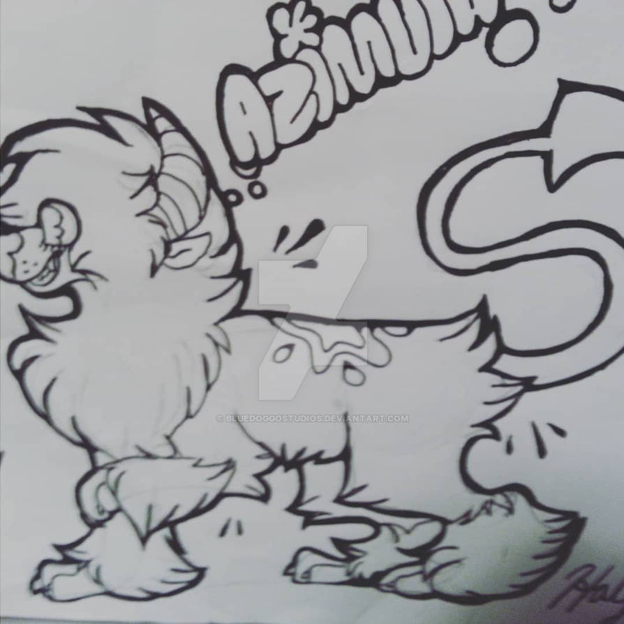 Azimuth line art by BlueDoggoStudios on DeviantArt