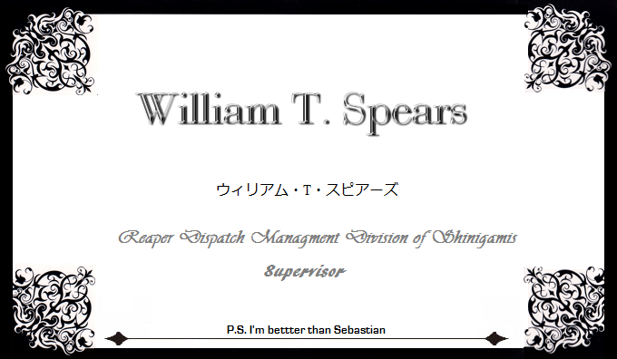 William T Spears card