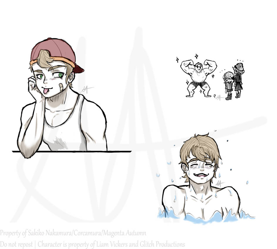 Thad Rabies (Human) Thad sketches by SakikoGaming on DeviantArt