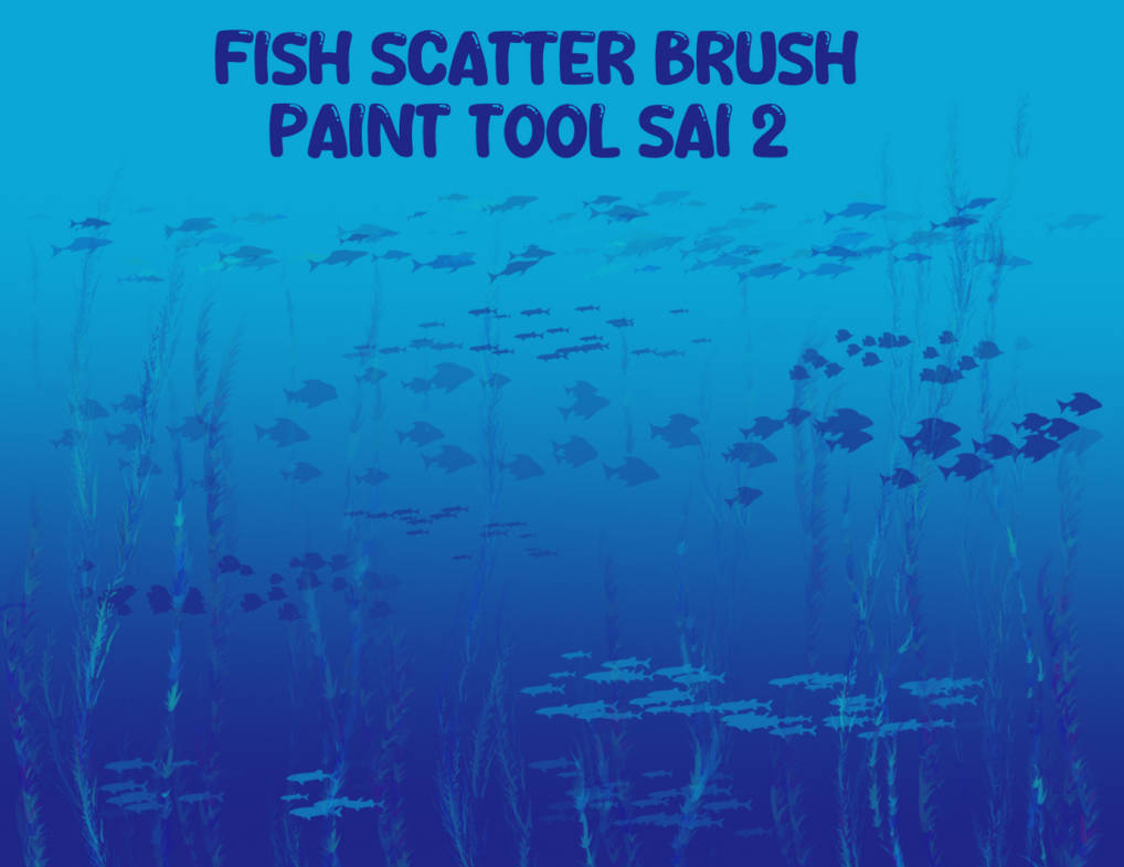 Fish scatter brush - Paint Tool SAI 2 by CHOCOPOiD on DeviantArt