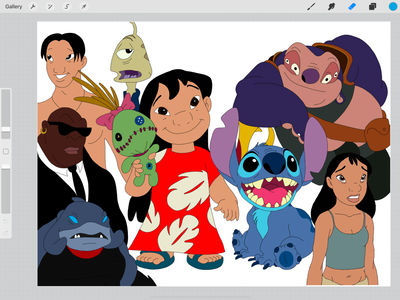 Lilo and stitch by risskingyart on DeviantArt