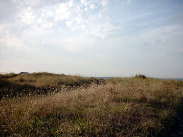 Sky and dunes