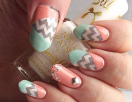 Refreshing Pastels With A Soft ZigZag