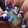 Freehand Starry Sky And Flying Pegasus