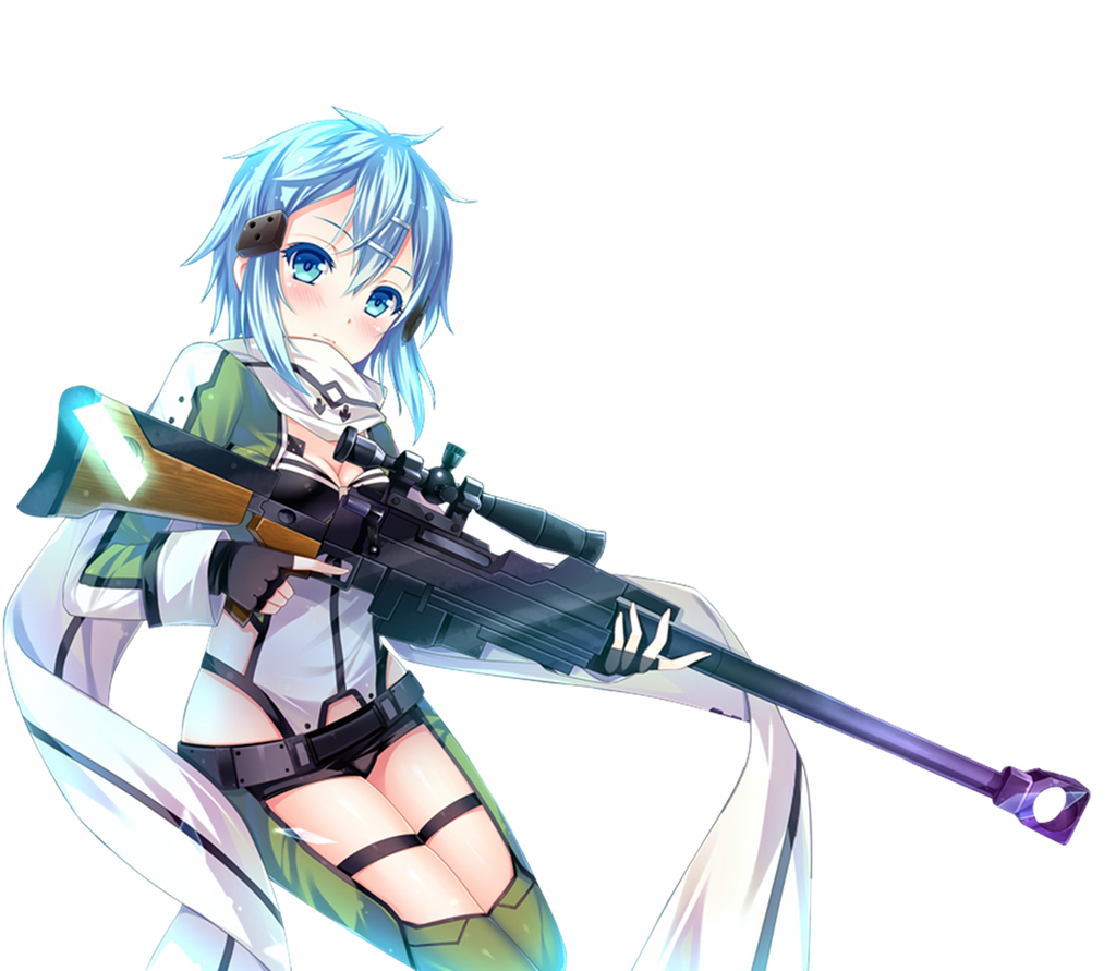 Sao Renders SAO / Sword Art Online - Sinon Render by Lelitaa on DeviantArt