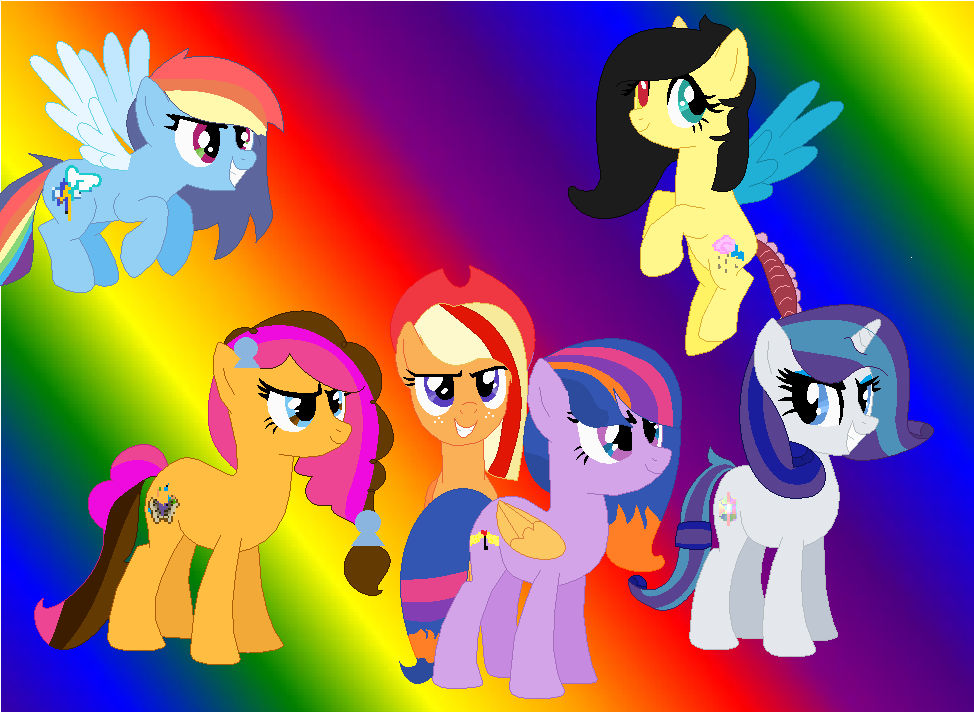 Mlp Rd Mane MLP Mane 6 by PegasisterFan213 on DeviantArt