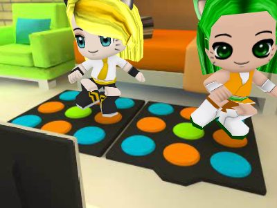 BuddyPoke - Rin y Gumi Bailando