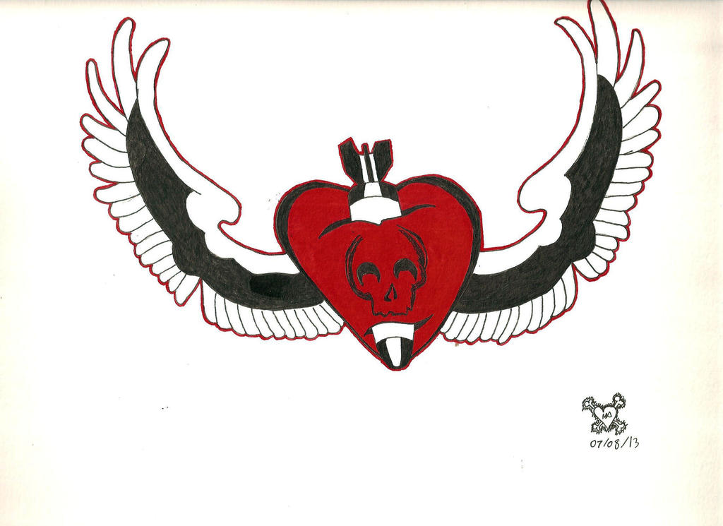 explosive heart tattoo design by Imagine-the-Creation on DeviantArt