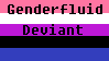 Genderfluid Deviant Stamp