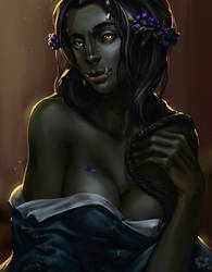 Skyrim lady-Orc