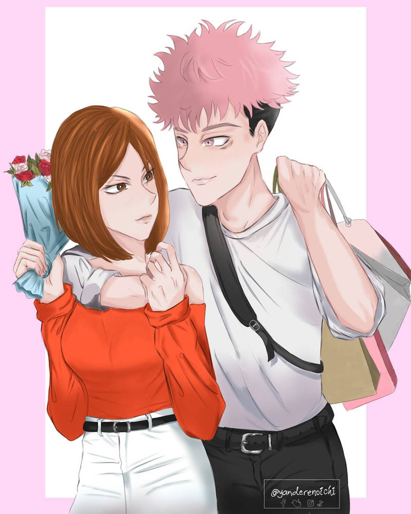 Yuji Itadori Kugisaki Nobara couple by LykaMisa on DeviantArt Yuji Itadori Kugisaki Nobara couple by LykaMisa on DeviantArt