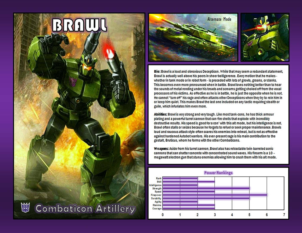 Transformers Brawl Deviantart Brawl by CitizenPayne on DeviantArt