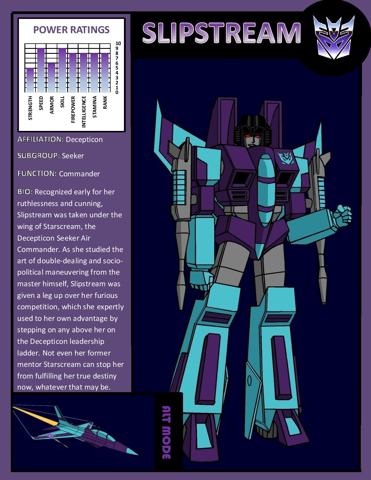 CITIZENS OF CYBERTRON - DECEPTICON SLIPSTREAM by CitizenPayne on DeviantArt