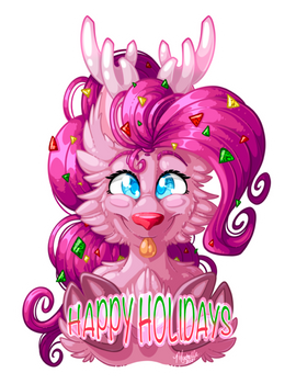 Pinkie-Deer, Happy Holidays