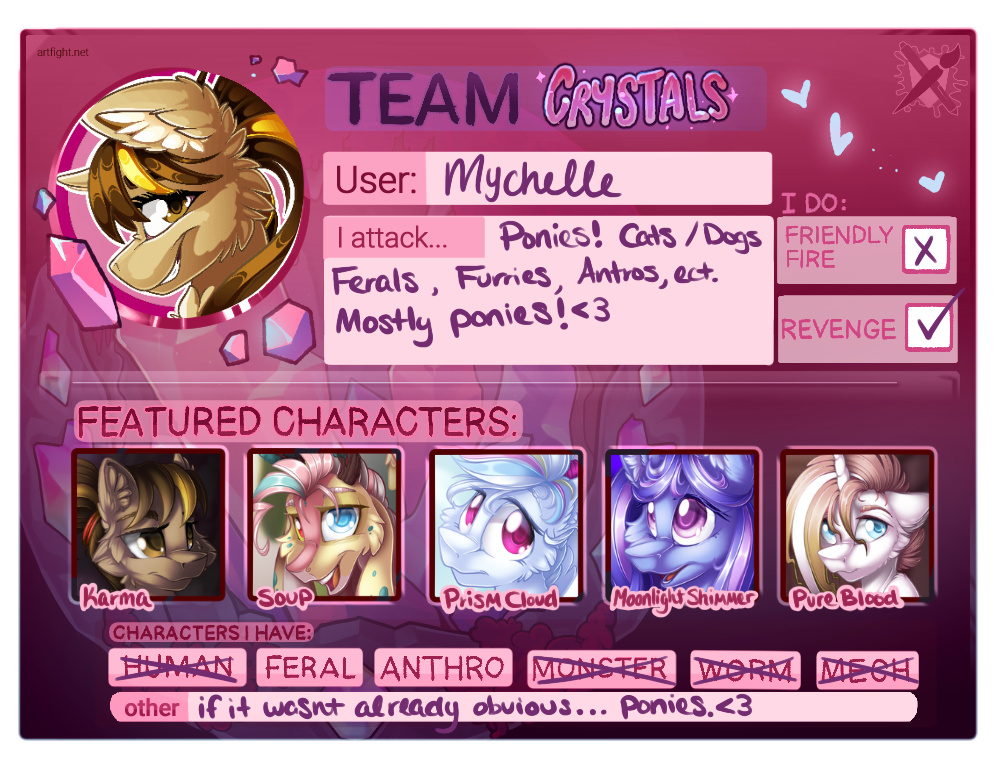 Artfight 2025 Team Crystals by Mychelle on DeviantArt