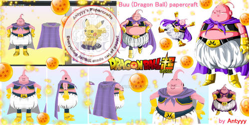 Buu (Dragon Ball) papercraft