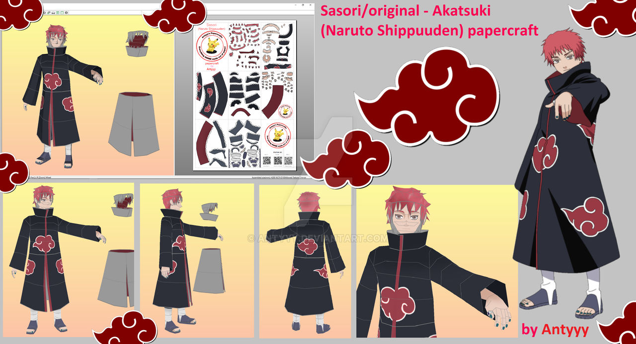 Sasori Akatsuki Naruto Papercraft By Antyyy On Deviantart Sasori Akatsuki Naruto Papercraft By Antyyy On Deviantart