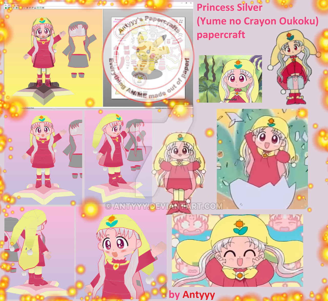 Yume No Crayon Oukoku Princess Silver (Yume no crayon oukoku) papercraft by Antyyy on DeviantArt