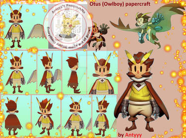 Otus (Owlboy) papercraft