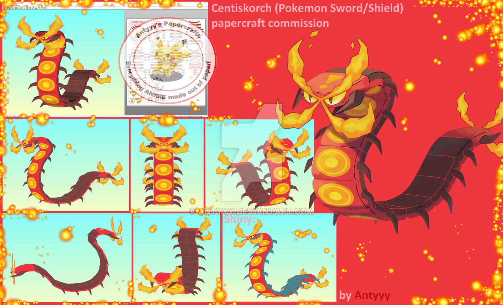 Centiskorch  Pokémon Sword e Pokémon Shield