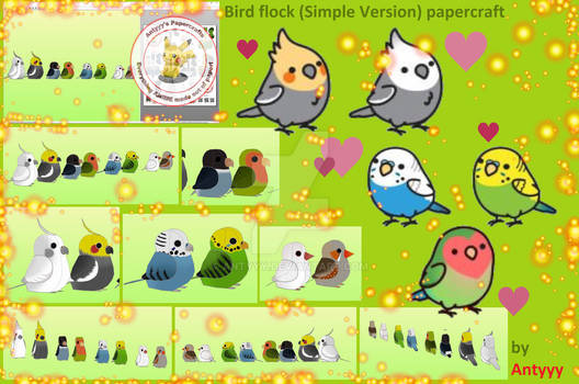 Flock Craft Paper Explore the Best Parrotpapercraft Art | DeviantArt