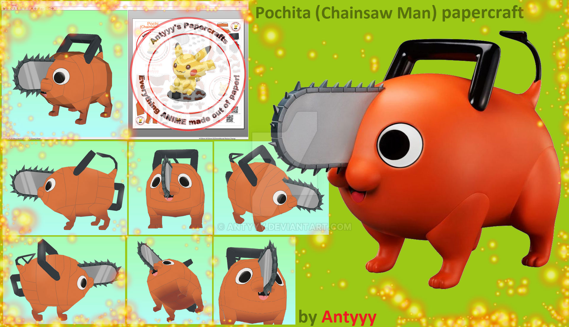 Pochita 2024 Calendar Chainsaw Man Printable PDF Anime 