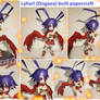 Laharl (Disgaea) built papercraft