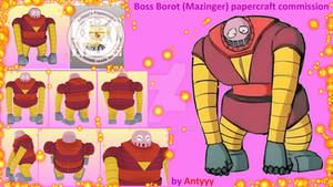 Boss Borot (Mazinger Z) papercraft commission