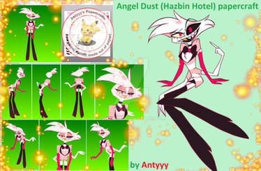 Angel Dust (Hazbin Hotel) papercraft