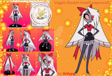 Vaggie (Hazbin Hotel) papercraft