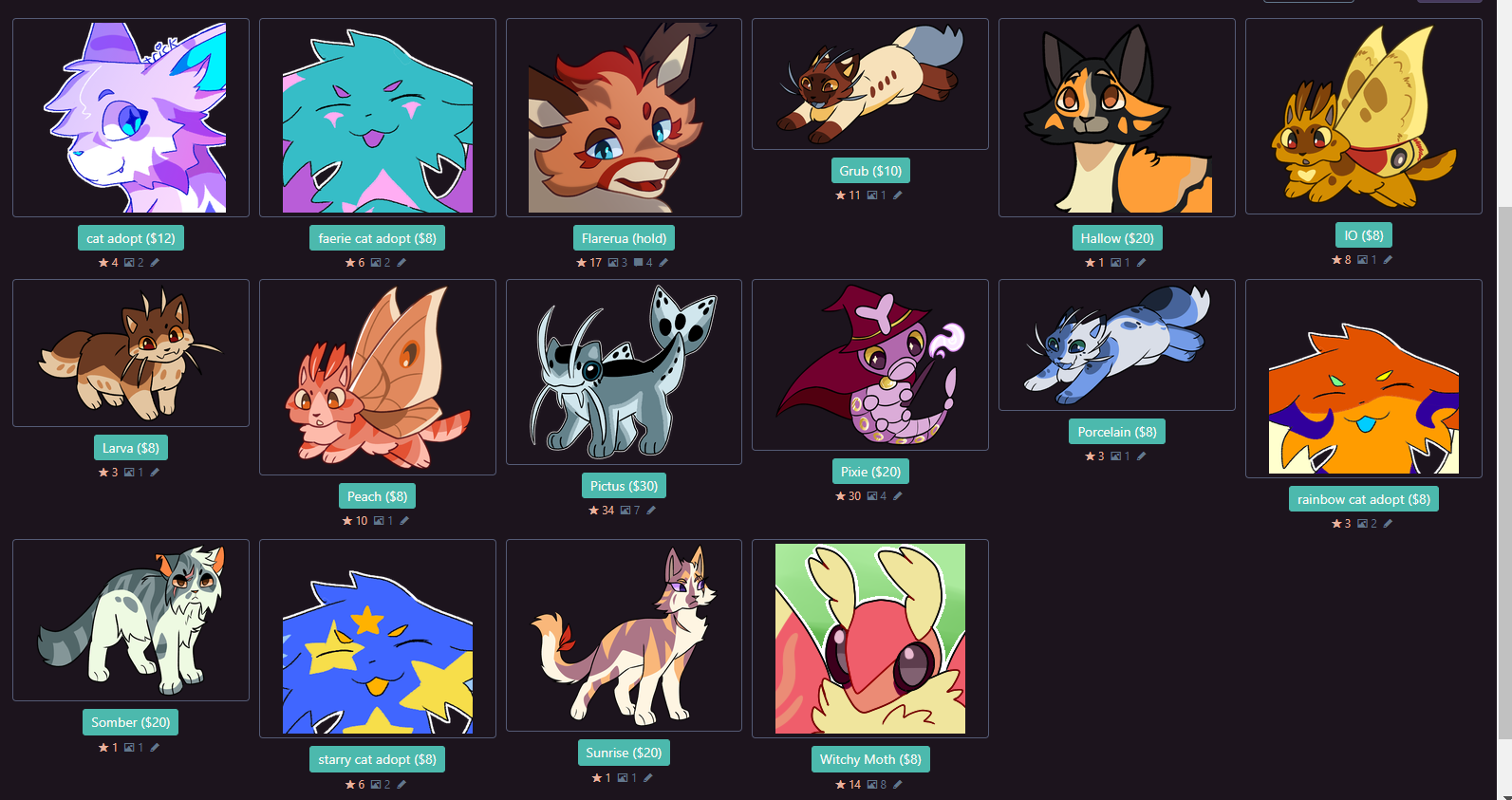 Toyhouse OC sale! by Katterpies on DeviantArt